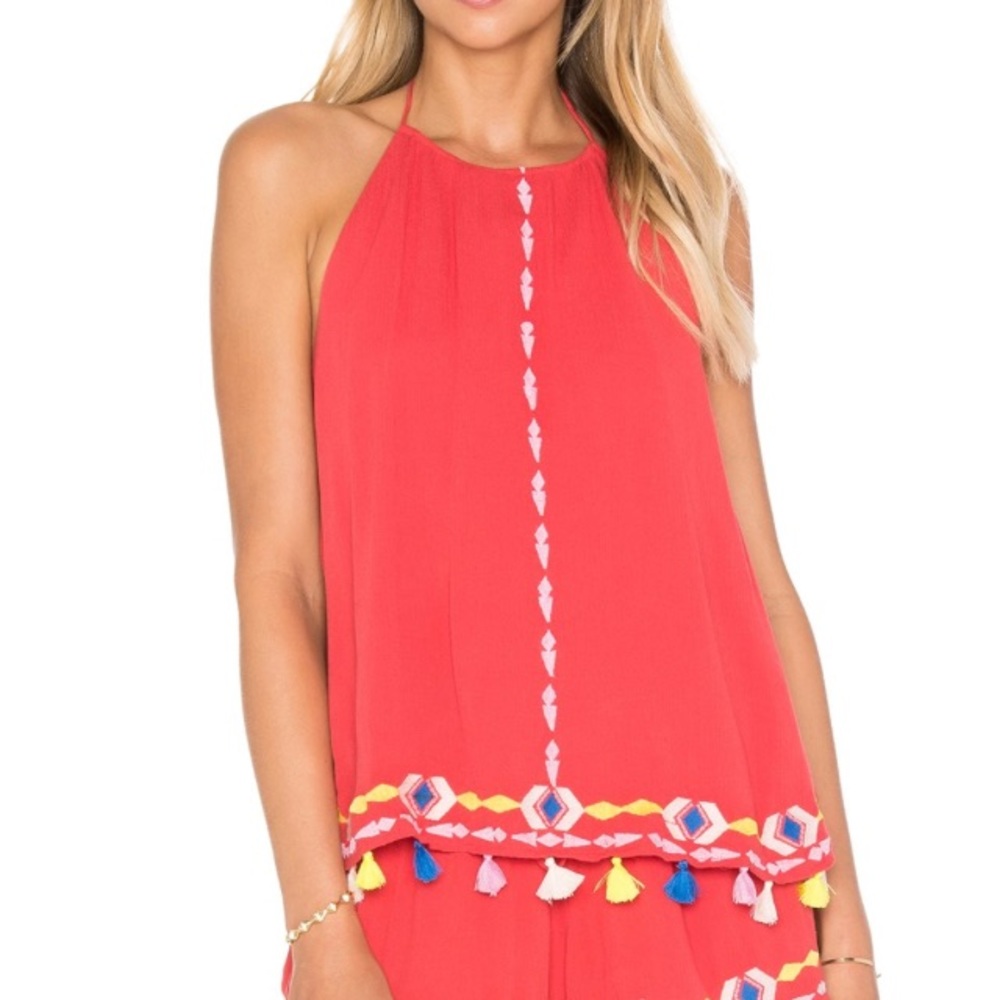 Tassel Halter Tank